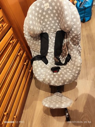 Silla de coche para bebé con funda