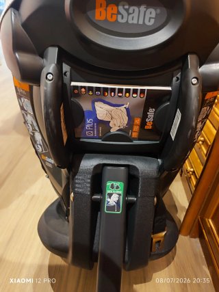 Silla de coche para bebé con funda