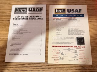 Jane's USAF PC CD Castellano