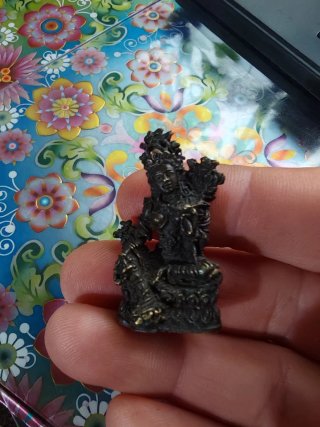 Figura Buda Decoración Bronce Dorado