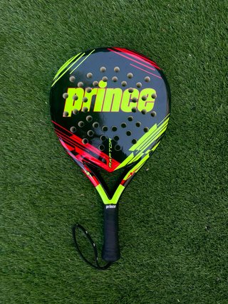 Pala Padel Prince Raptor Negra/Roja/Amarilla