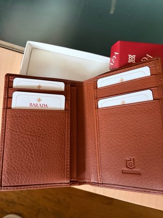 Cartera Barada piel billetes y tarjetas