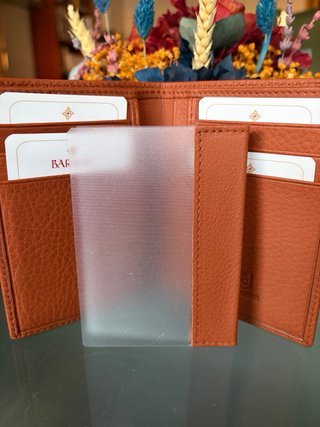 Cartera Barada piel billetes y tarjetas