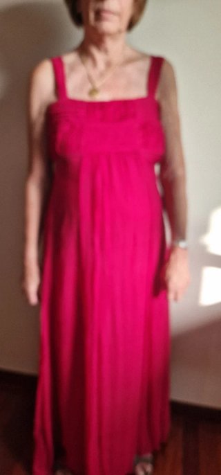 Vestido fiesta Cortefiel rosa