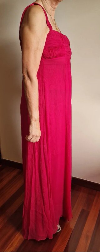 Vestido fiesta Cortefiel rosa