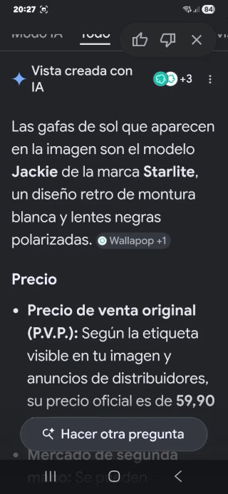 Gafas Starlite Jackie Polarizadas Blancas