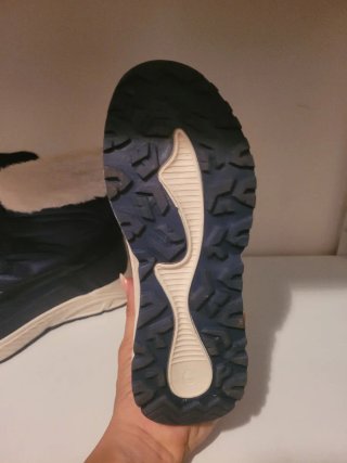 Botas de Nieve Azules y Blancas