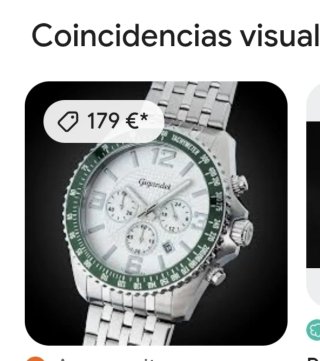 Reloj Gigandet Chronograph Plata y verde oliva.