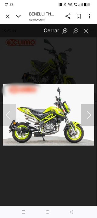 Benelli TNT Tornado Moto Naked