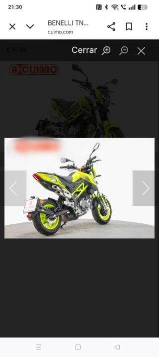 Benelli TNT Tornado Moto Naked