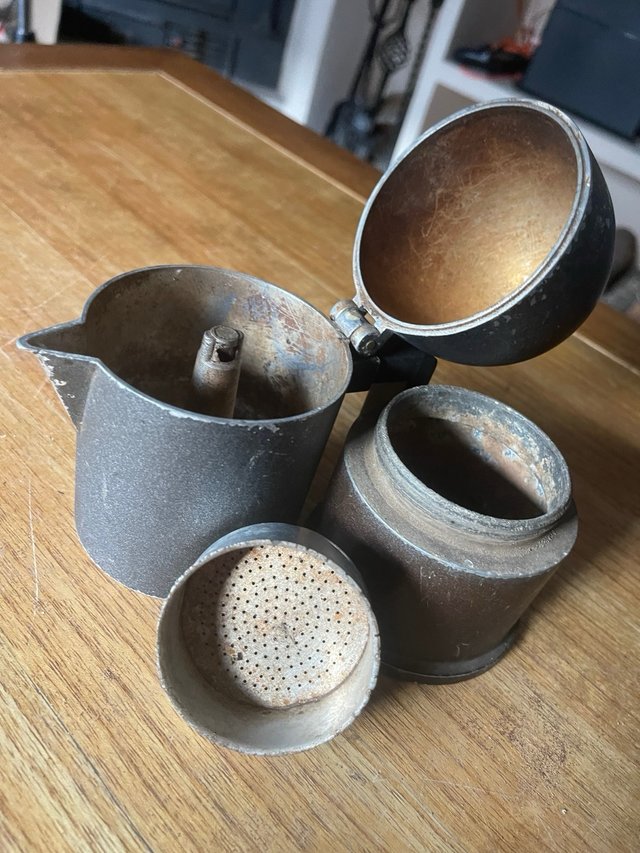 Cafetera Italiana La Cupola Alessi Anni '80