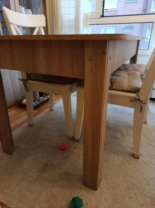 Mesa Comedor Extensible Madera 140/180x80