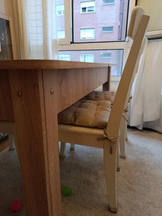 Mesa Comedor Extensible Madera 140/180x80