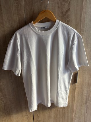 Camiseta Zara Oversize Blanca Talla L