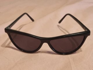 Gafas de sol vintage negras y marrones
