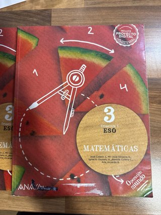 Matemáticas 3 ESO