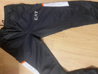 Chándal EA7 Blanco Naranja