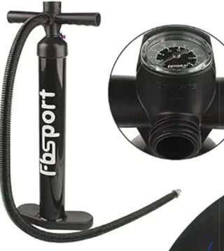 Inflador Fbsport con manómetro