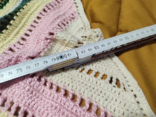 Sciarpa scialle donna fatto a mano lana