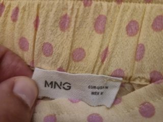 Bermudas Mango Lunares Rosa y Amarillo