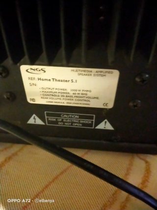 Subwoofer NGS 5.1CH Home Theater