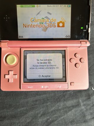 Nintendo 3DS Rosa Dorado