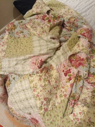 Edredón floral cama 135