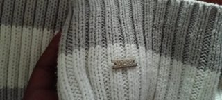 Maglione grigio e bianco taglia s.