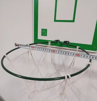 Canasta de baloncesto con tablero