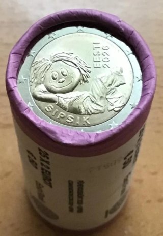 Moneda 2€ Estonia 2026 Sipsik SC