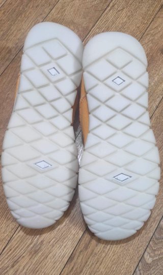Mocasines unisex naranjas talla 41