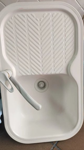 Pila de plástico blanca