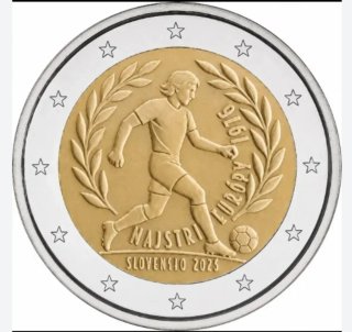 Moneda 2€ Eslovaquia 2026 Fútbol