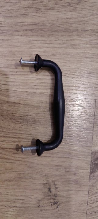 27 tiradores IKEA negros paso 96mm