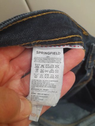 Pantalón corto vaquero Springfield Talla 42