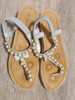Sandalias Plataforma Glitter Rosa Talla 39