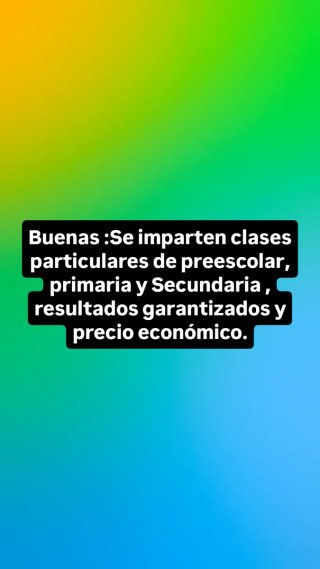 Clases particulares Económicas.
