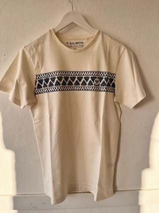 Camiseta Silbon Beige Talla XS