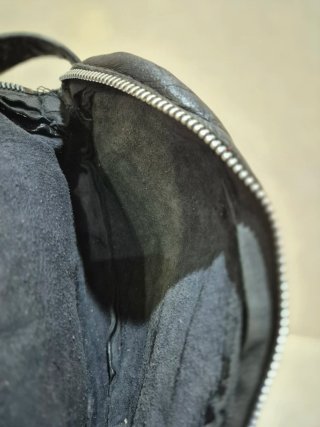 Bolso de mano de piel
