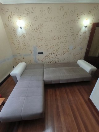 Sofá cama con canapé