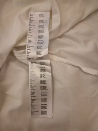 Camisa Maje blanca con mangas de encaje