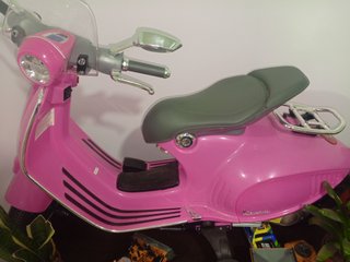 Moto Eléctrica Infantil Rosa Recargable