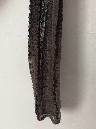 Bolero encaje gris pardo