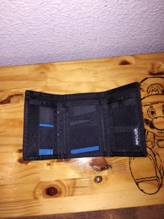 Billetera Rip Curl Mix Up Negra y Azul
