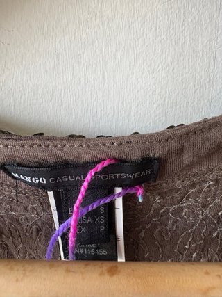 Chaqueta Mango lentejuelas S/36