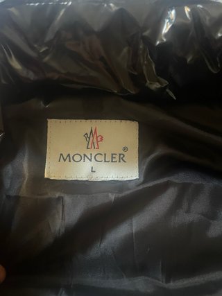 Moncler Gilet Nero Taglia L Nuovo Trattabile