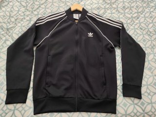 Chaqueta deportiva Adidas negra Talla L