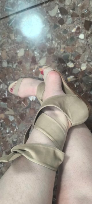 Sandalias Zara Beige T.37