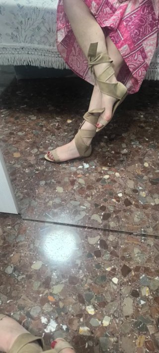 Sandalias Zara Beige T.37