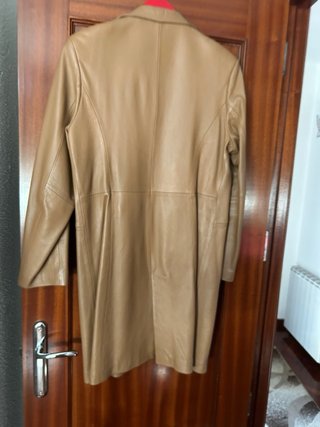Abrigo de piel Victor San Juan camel